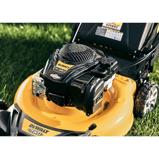 DEWALT 21 in. High Wheel Self-Propelled RWD Mower