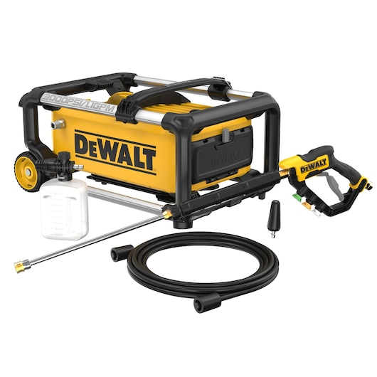 DEWALT 3000 MAX PSI* 1.1 GPM** 15 Amp Brushless Jobsite Electric Cold Water Pressure Washer