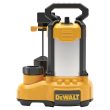 DEWALT 1HP SUMP PUMP-STAINLESS STEEL CAST IRON ALUMINUM-SUBMERSIBLE-AUTOMATIC-VERTICAL SWITCH