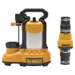 DEWALT 1/3 HP Stainless Steel/Cast Iron Submersible Sump Pump Kit