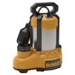 DEWALT 1/2 HP Stainless Steel/Cast Iron Submersible Sump Pump