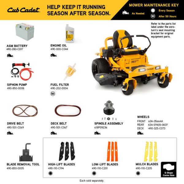 Cub Cadet ZT1 54 (17AREACM010)