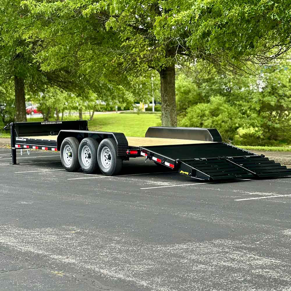 Gatormade Trailers 21k Triple Axle Aardvark Fold Flat Ramps