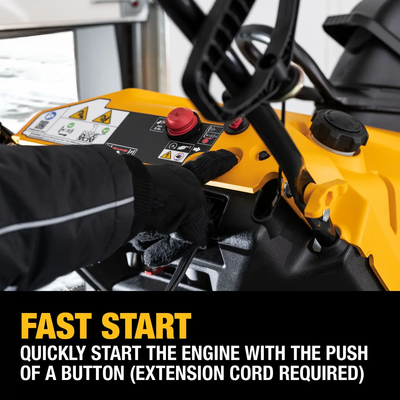 DEWALT® 21-in. 208cc Single Stage Auger-Propelled Snow Blower with POWERADAPT™