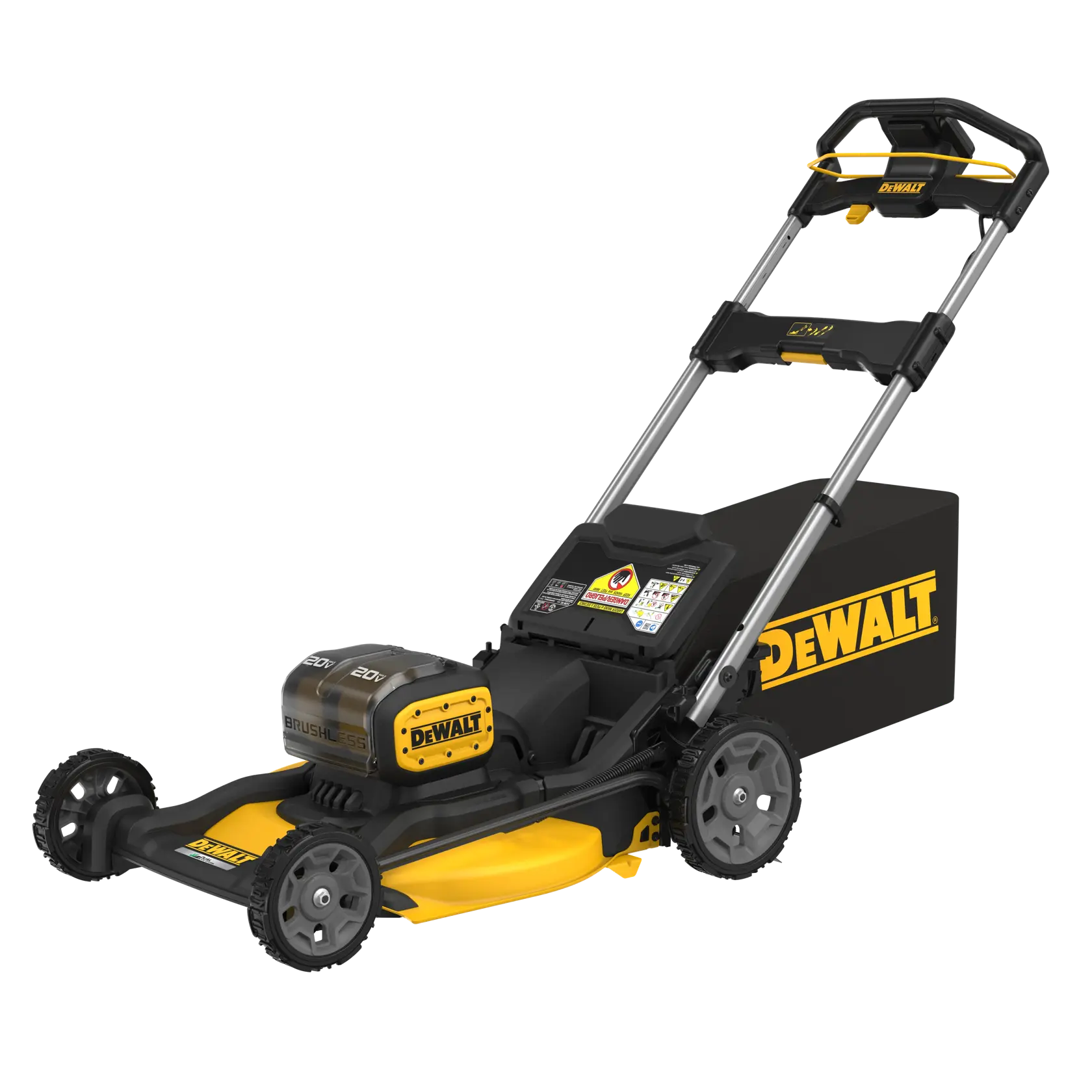 DEWALT® 2x20V MAX* XR 21-in. (533mm) Cordless Push Lawn Mower with (2) 10.0 Ah Batteries and Charger