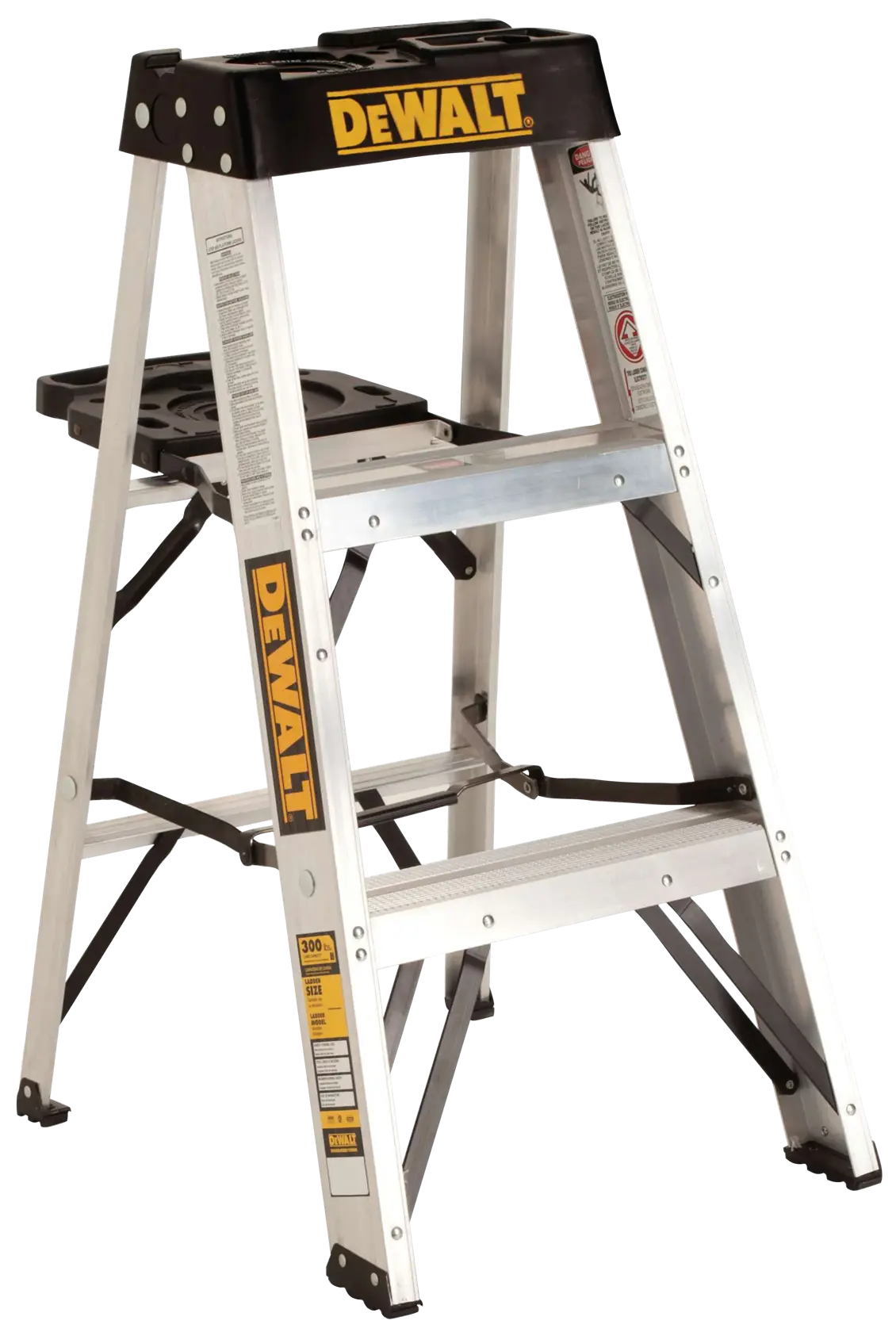 DEWALT® 3' Aluminum Stepladder 300 lbs Load Capacity