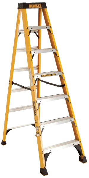DEWALT® 7' Fiberglass Stepladder 300 lbs Load Capacity DEWALT® 7' Fiberglass Stepladder 300 lbs Load Capacity