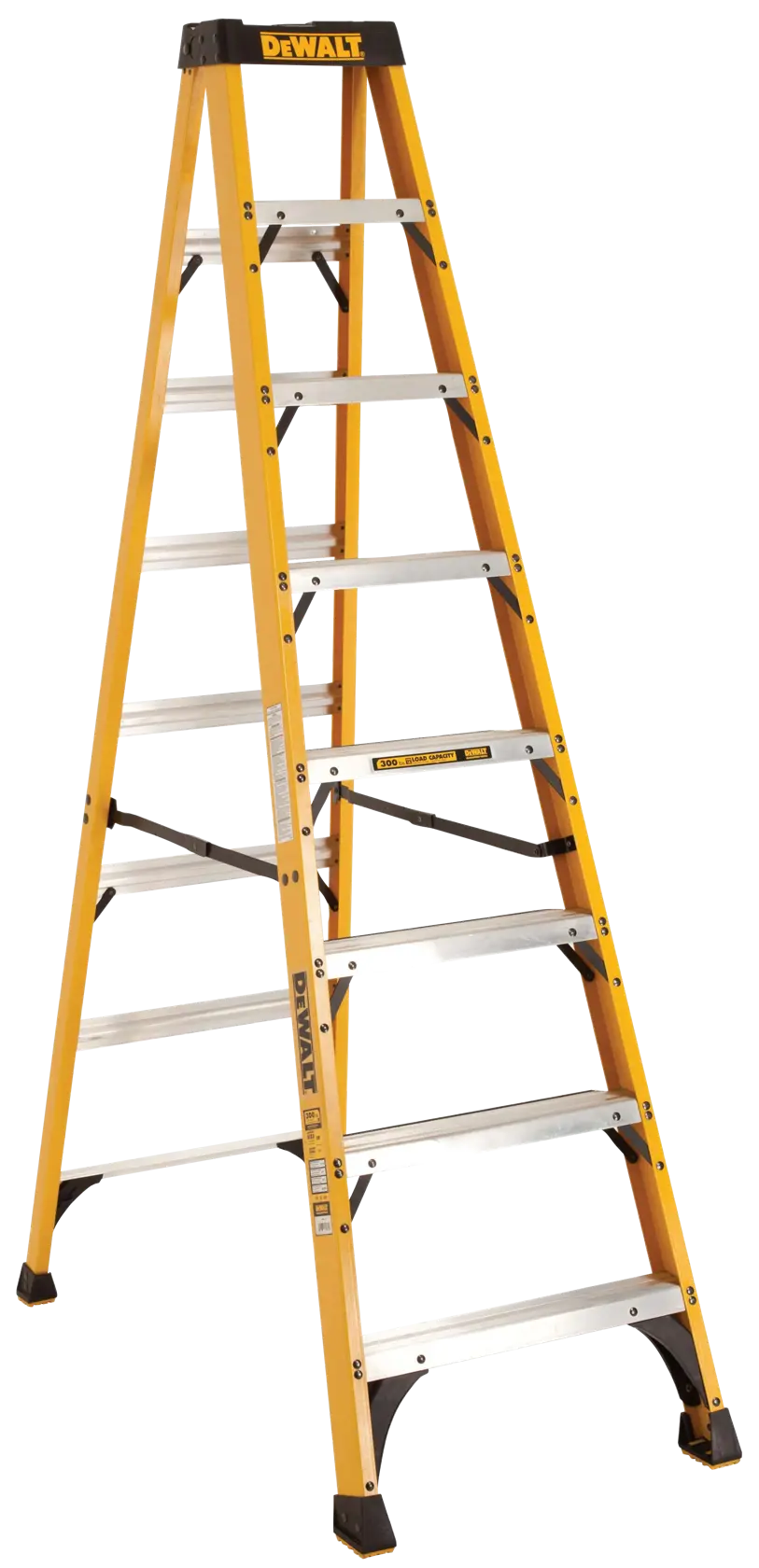DEWALT® 8' Fiberglass Stepladder 300 lbs Load Capacity