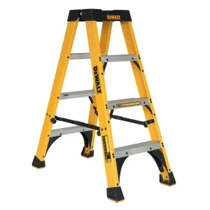 DEWALT® 4' Fiberglass Twin Step Ladder, 300 lbs Load Capacity DEWALT® 4' Fiberglass Twin Step Ladder, 300 lbs Load Capacity
