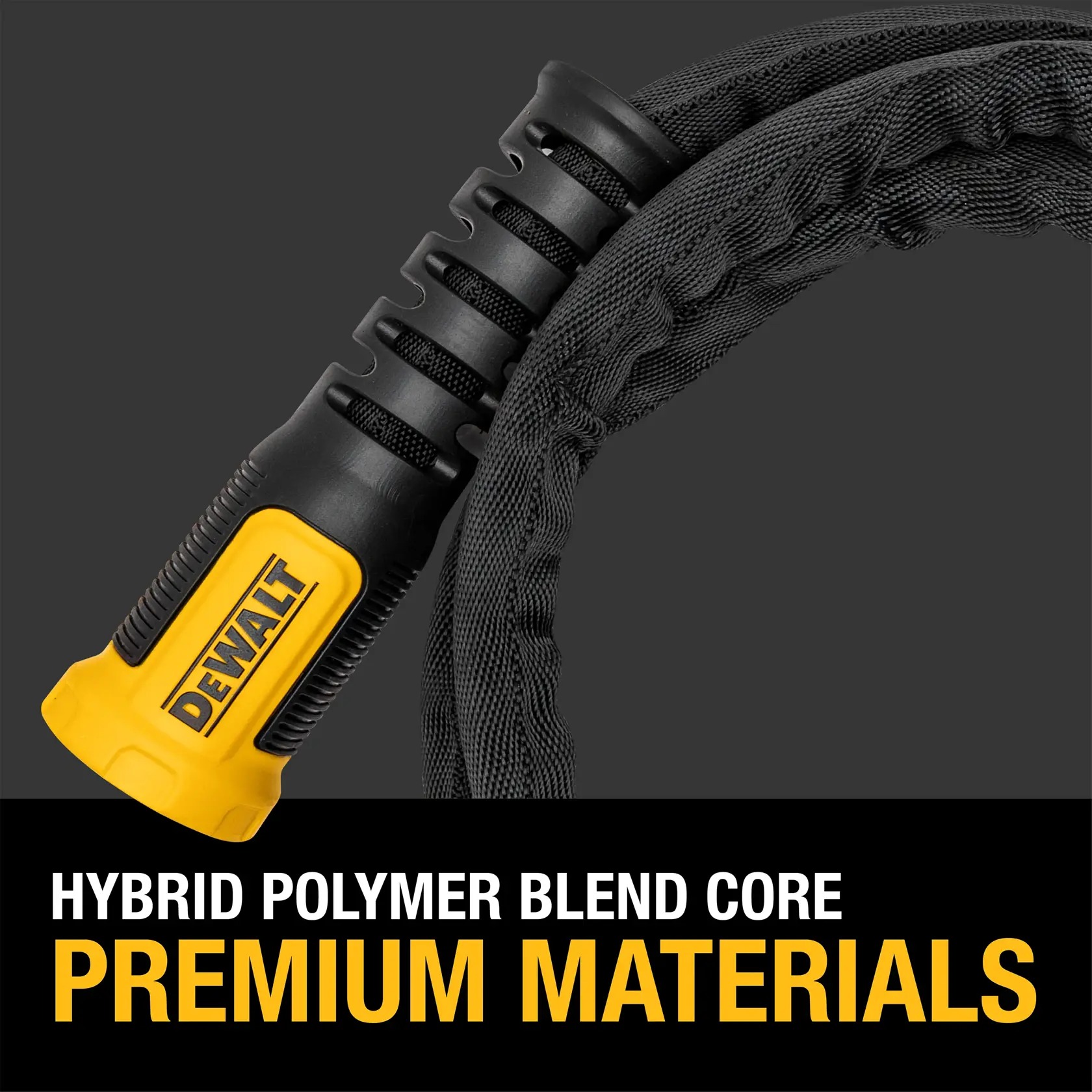 DEWALT® 6 ft. x 5/8-in. Heavy-Duty Professional Grade Fabric Garden Hose