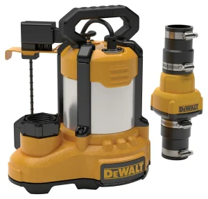 DEWALT® 1-3HP Sump Pump Stainless Steel Cast Iron Aluminum Submersible Automatic Vertical Switch DEWALT® 1-3HP Sump Pump Stainless Steel Cast Iron Aluminum Submersible Automatic Vertical Switch