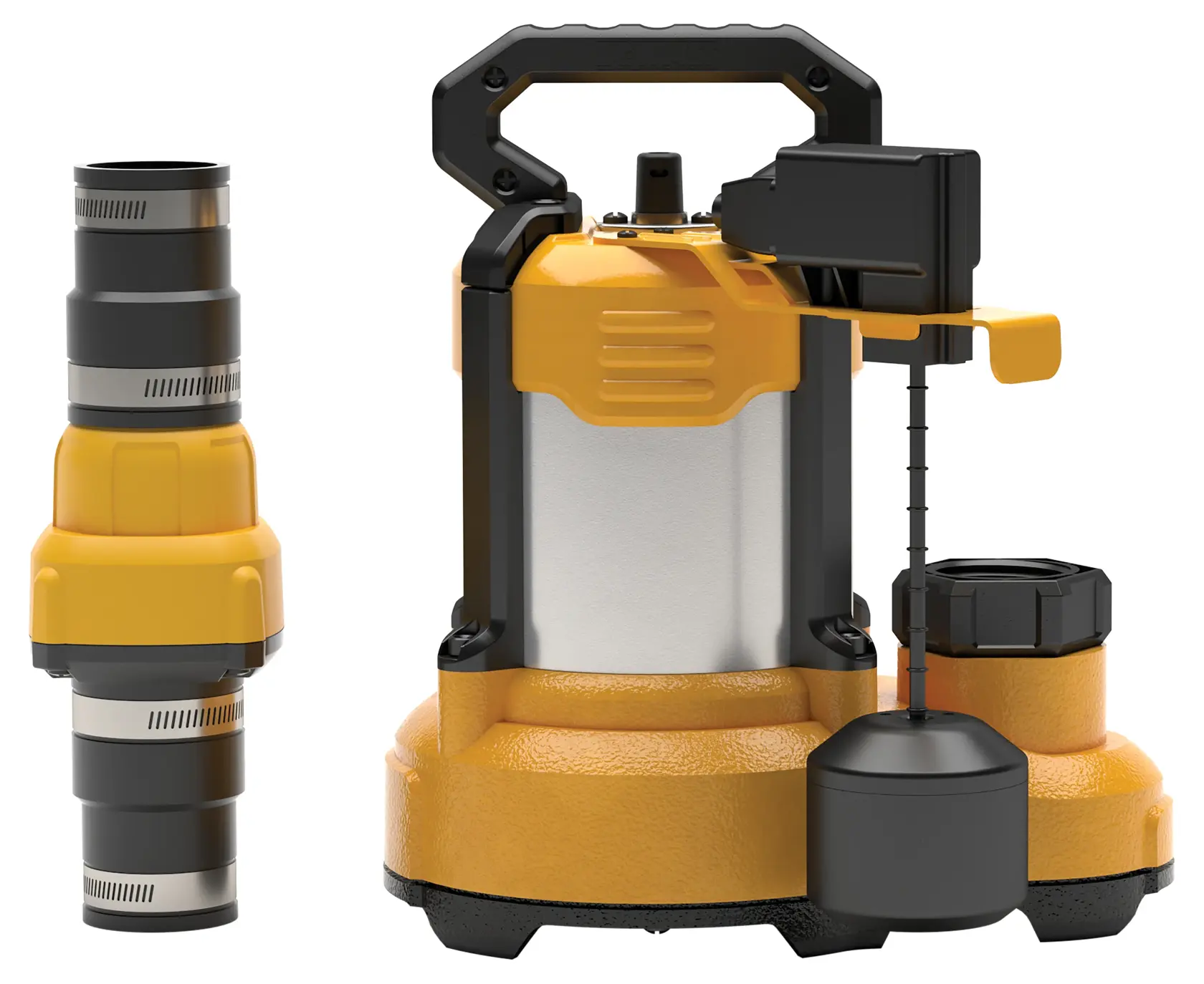 DEWALT® 1-3HP Sump Pump Stainless Steel Cast Iron Aluminum Submersible Automatic Vertical Switch
