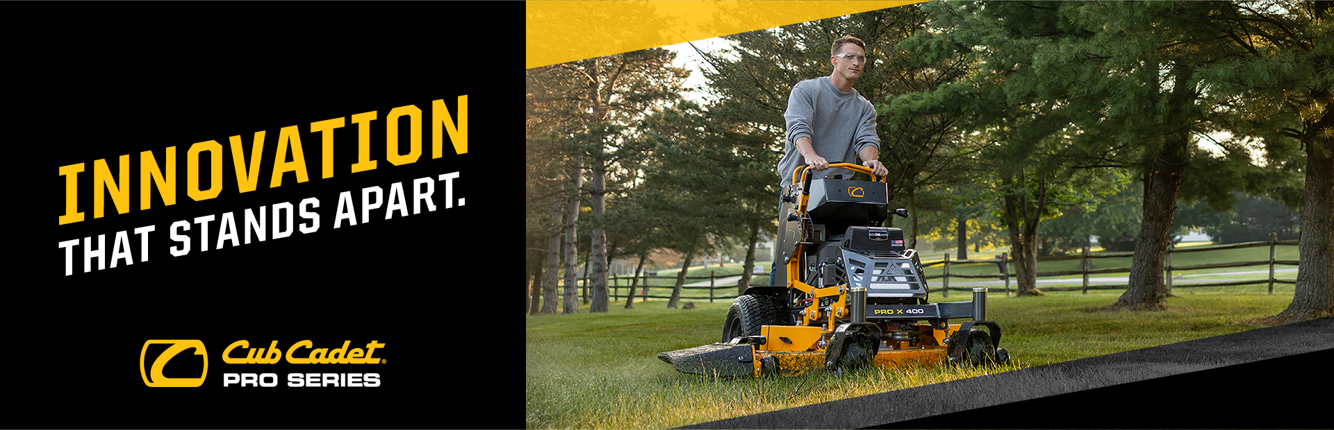 Cub Cadet - Pro X series - website banner