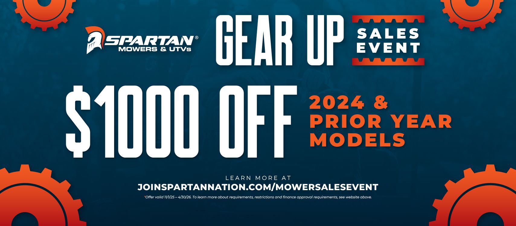 Spartan 2026 promo website banner