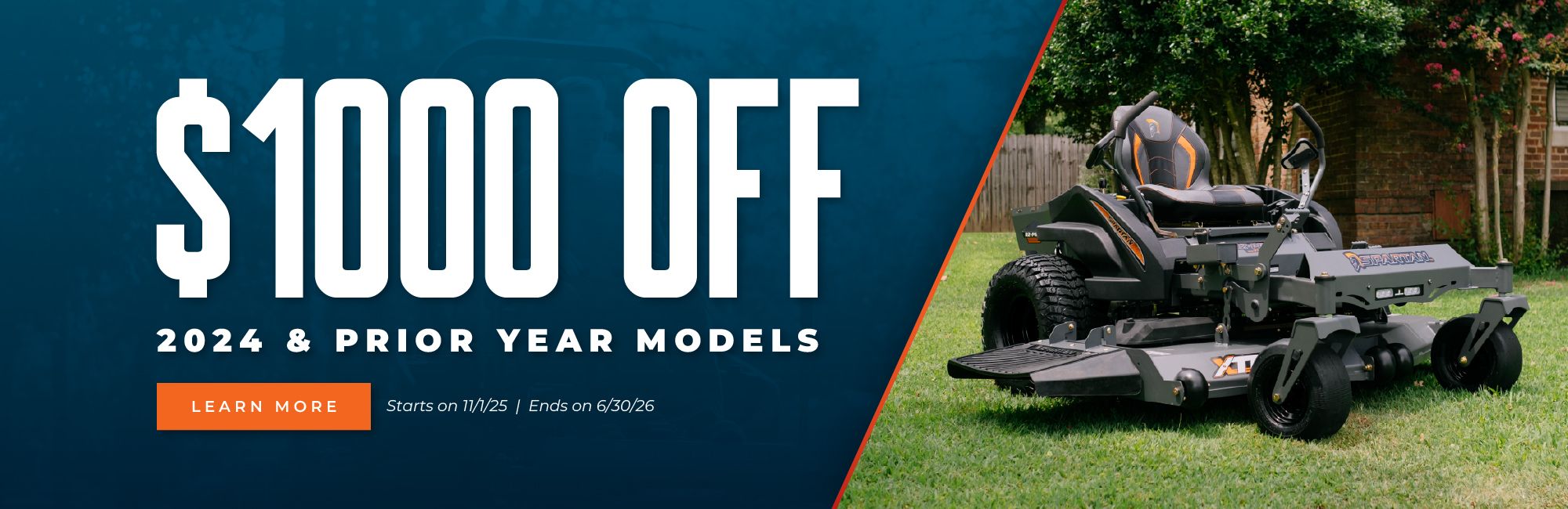 Spartan 1,000 off through June 2026 - web banner